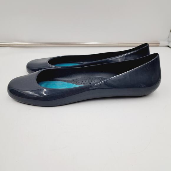 OkaB Taylor Blue Ballet Flat Rubber Arch Support Slip-on shoes 8M EU 38 - Picture 2 of 8
